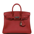 Hermes Birkin 25 Rouge Grenat Togo Palladium Hardware