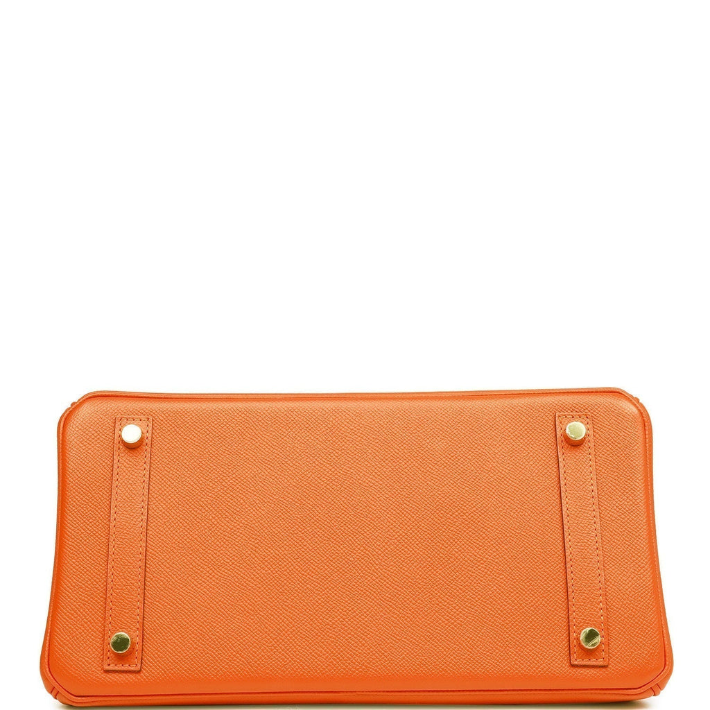 Hermes Birkin 30 Feu Epsom Gold Hardware
