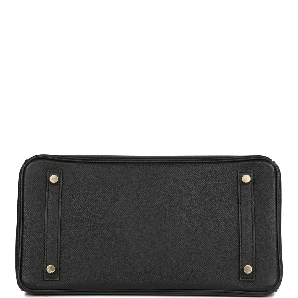 Hermes Birkin 30 Black Epsom Gold Hardware