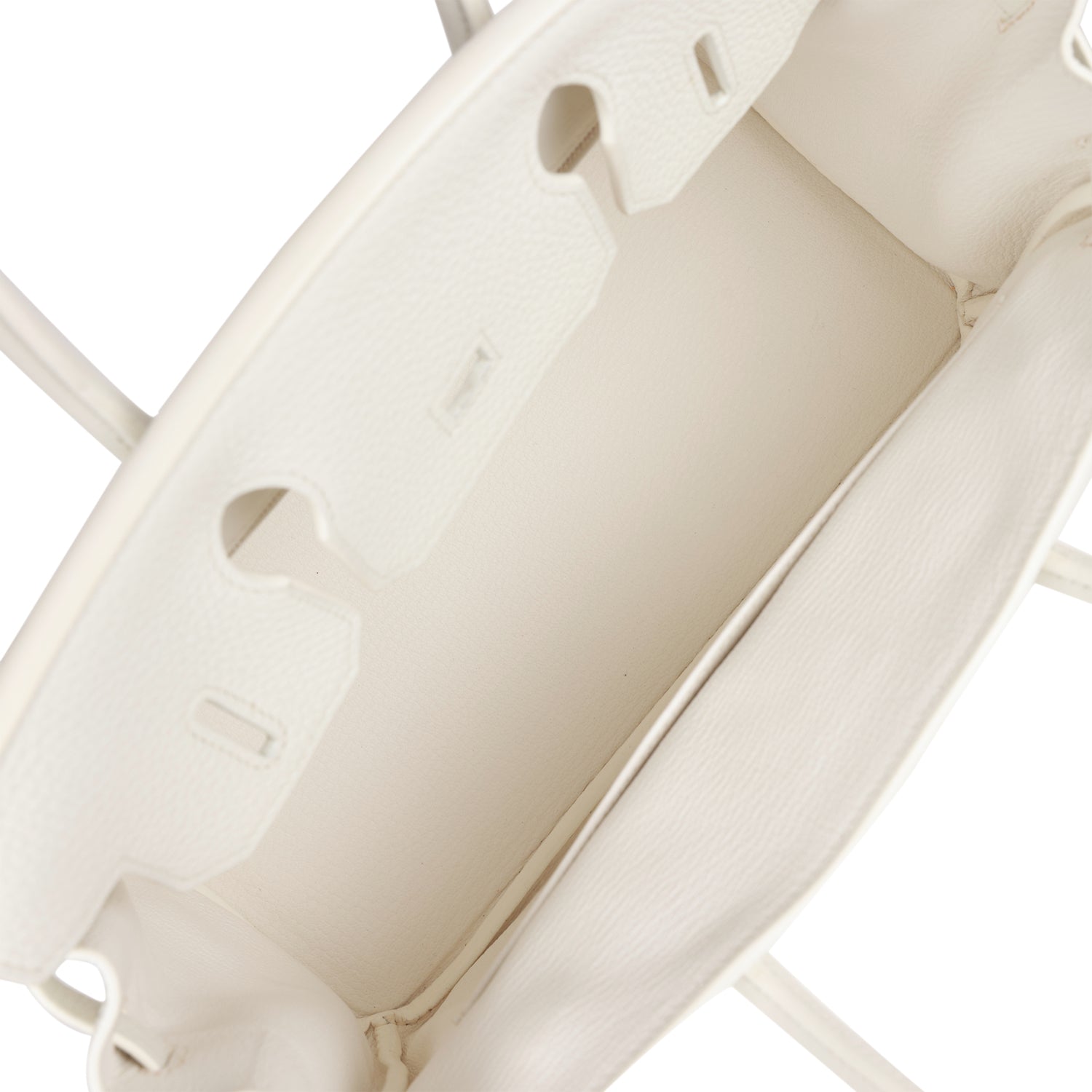 Hermes Birkin 30 White Clemence Palladium Hardware