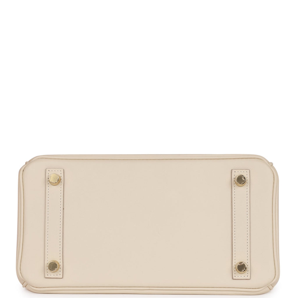 Hermes Birkin 25 Craie Swift Gold Hardware