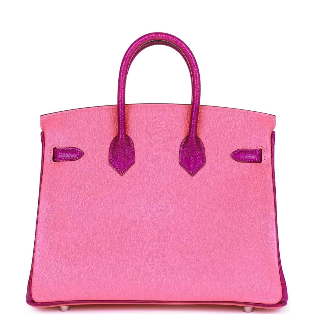 Hermes Special Order (HSS) Birkin 25 Rose Lipstick and Anemone ChÃƒÆ’Ã‚Â¨vre Palladium Hardware