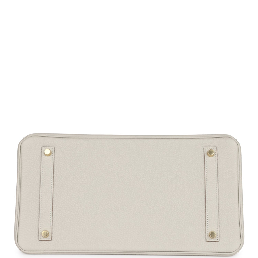 Hermes Birkin 35 Gris Perle Togo Gold Hardware