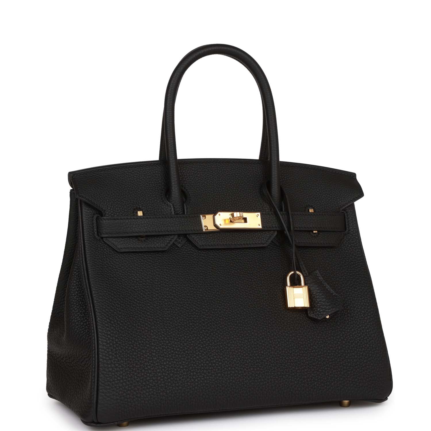HermÃƒÆ’Ã‚Â¨s Birkin 30 Black Togo Gold Hardware