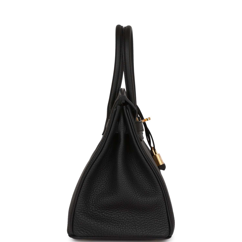 HermÃƒÆ’Ã‚Â¨s Birkin 30 Black Togo Gold Hardware
