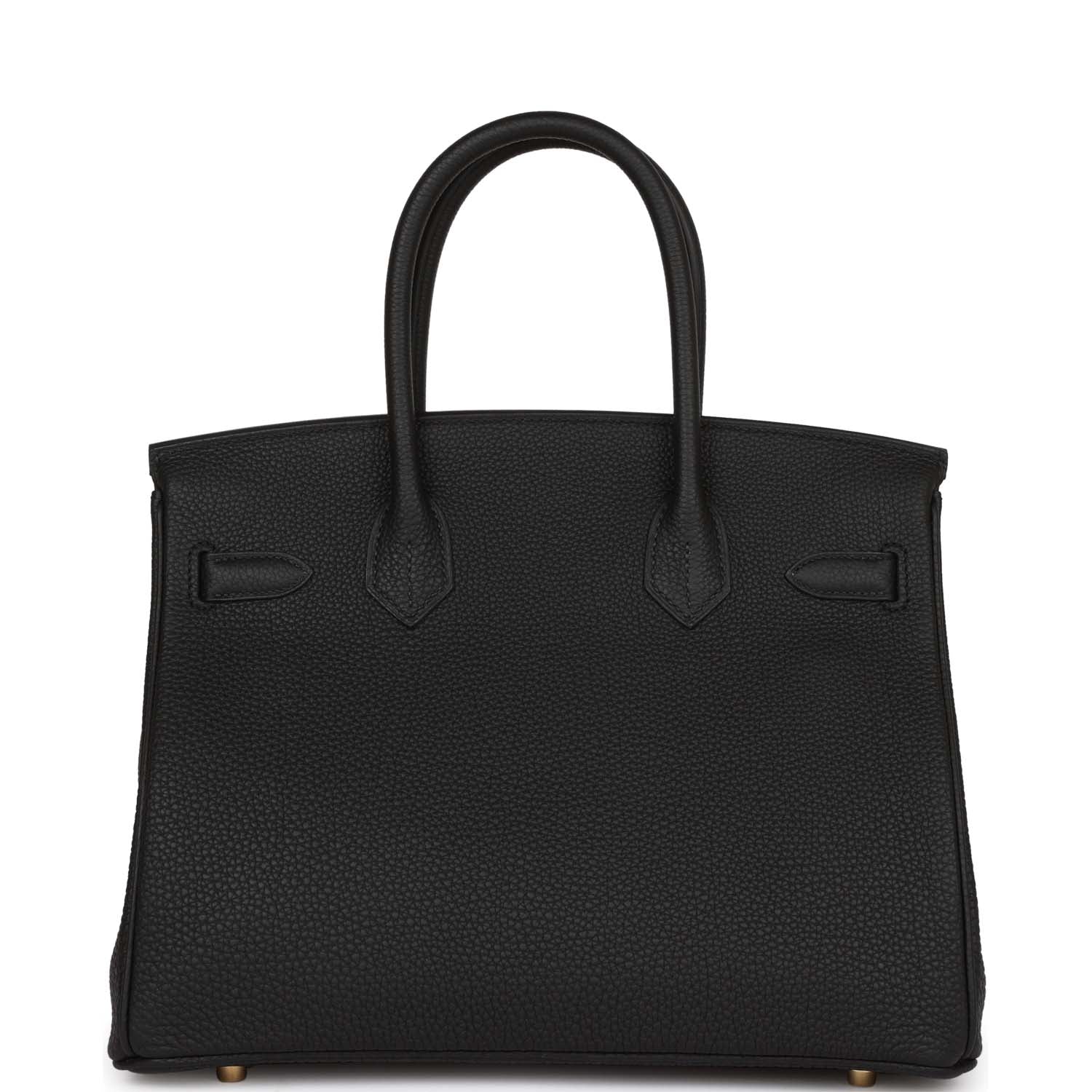 HermÃƒÆ’Ã‚Â¨s Birkin 30 Black Togo Gold Hardware