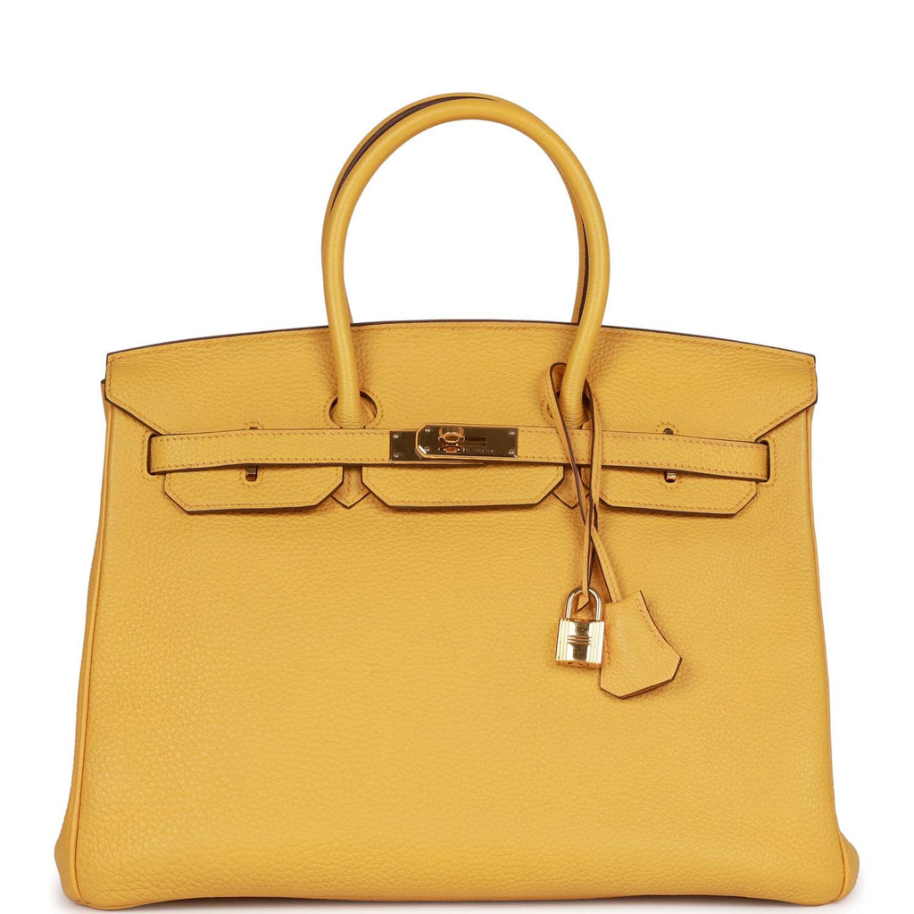 Hermes Birkin 35 Soleil Togo Gold Hardware