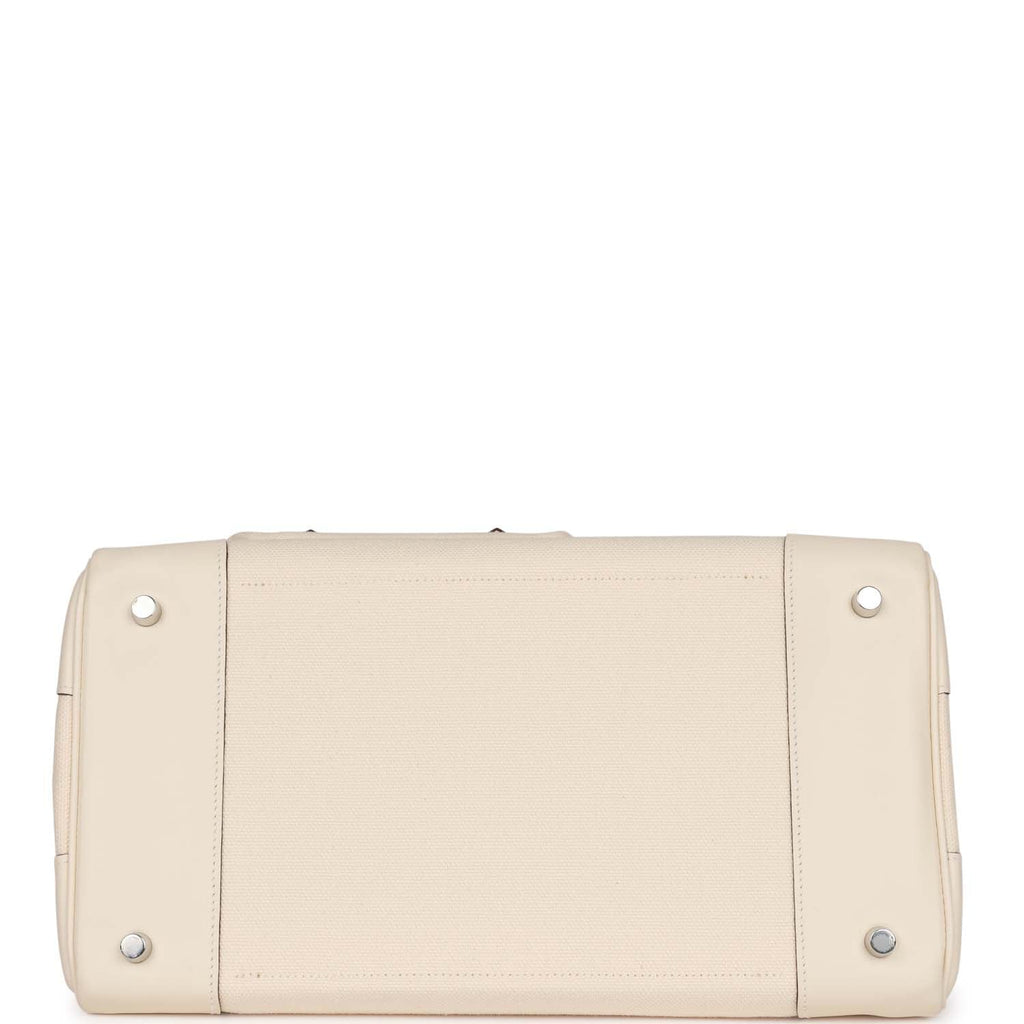 Hermes Birkin Cargo 35 Nata Toile and Swift Palladium Hardware