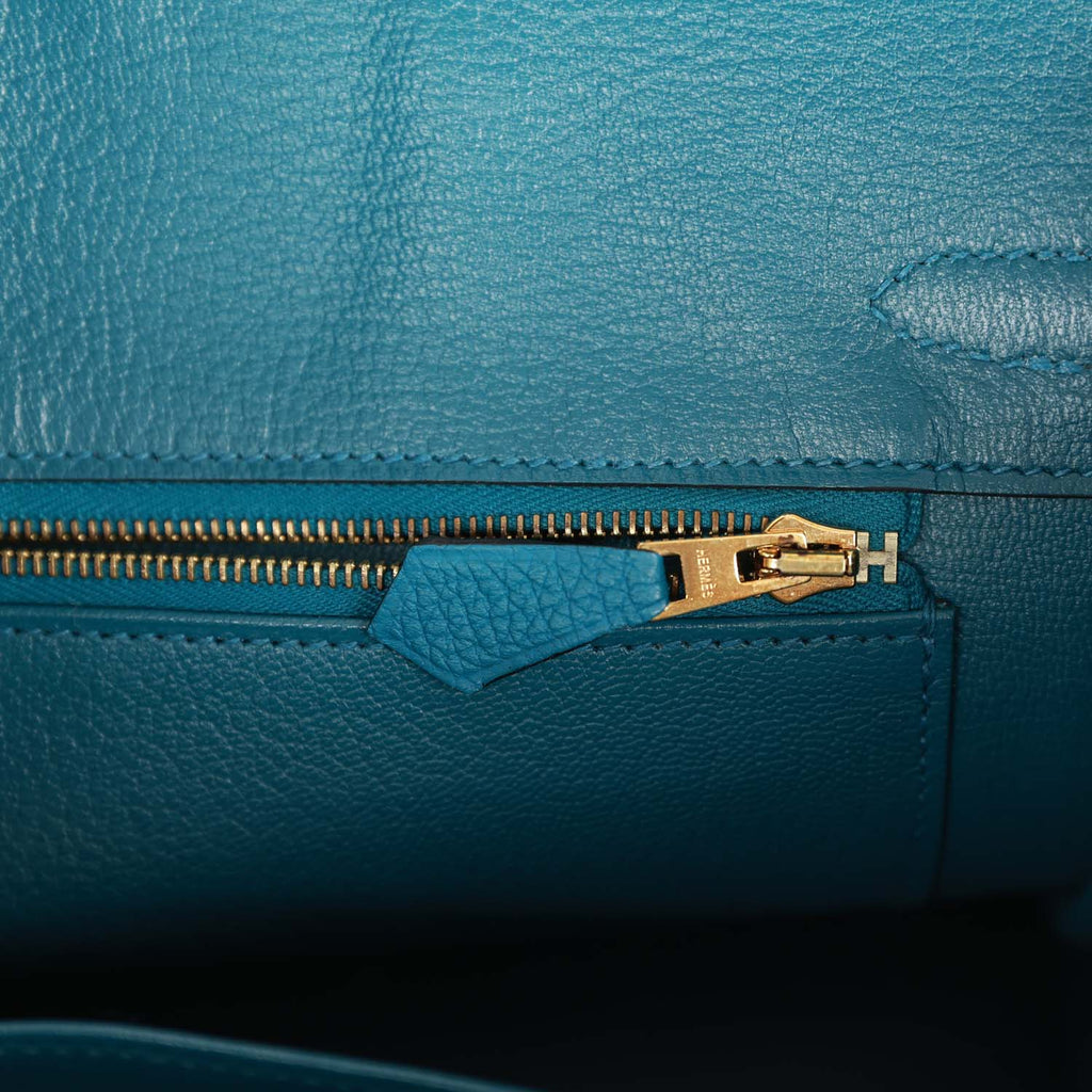Hermes Birkin 25 Colvert Togo Gold Hardware