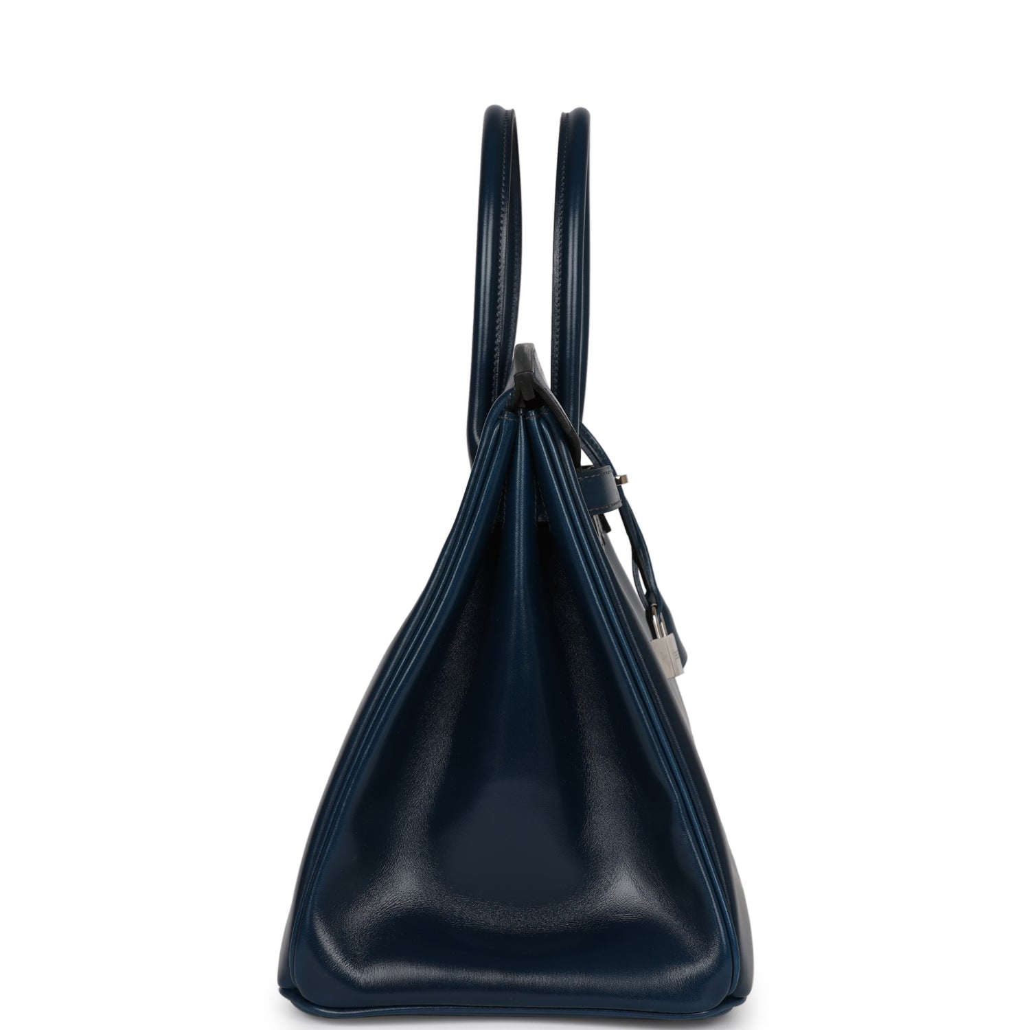 Hermes Birkin 35 Bleu De Prusse Box Calf GuillochÃƒÆ’Ã‚Â© Palladium Hardware