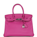 Hermes Birkin 30 Magnolia Verso Novillo Palladium Hardware