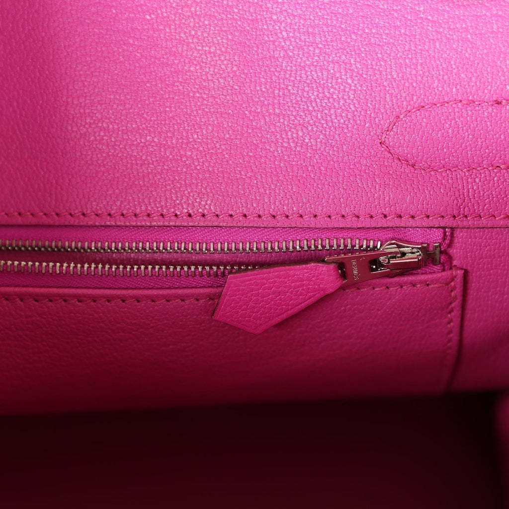 Hermes Birkin 30 Magnolia Verso Novillo Palladium Hardware