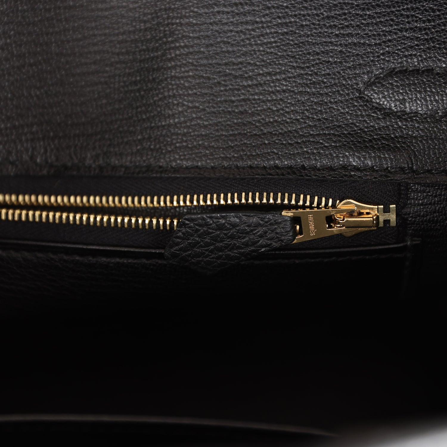 Hermes Birkin 25 Black Togo Gold Hardware