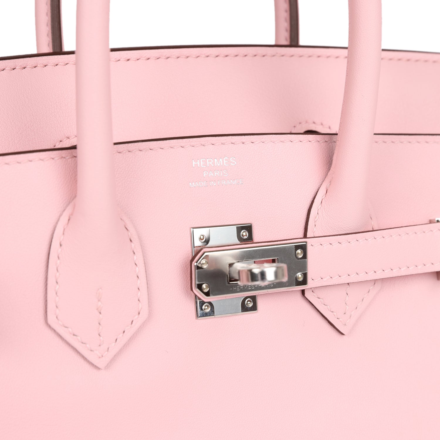 Hermes Birkin 25 Rose Sakura Swift Palladium Hardware