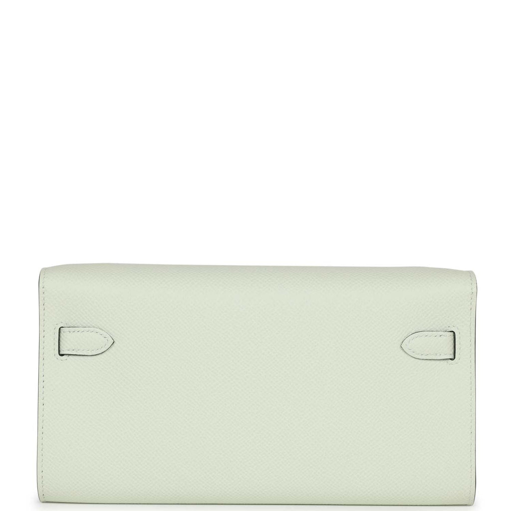Hermes Kelly Wallet To Go Vert Fizz Epsom Palladium Hardware