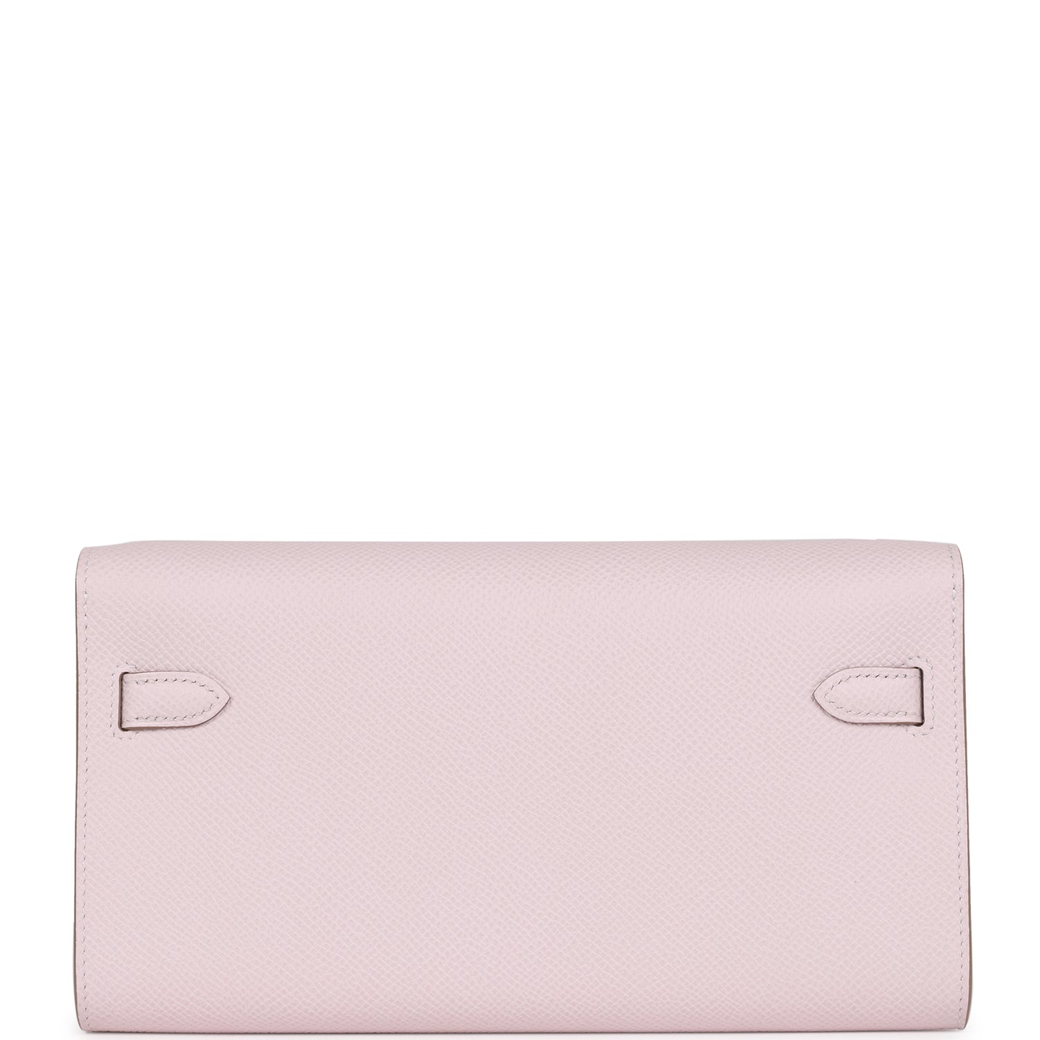 Hermes Kelly Wallet To Go Mauve Pale Epsom Palladium Hardware