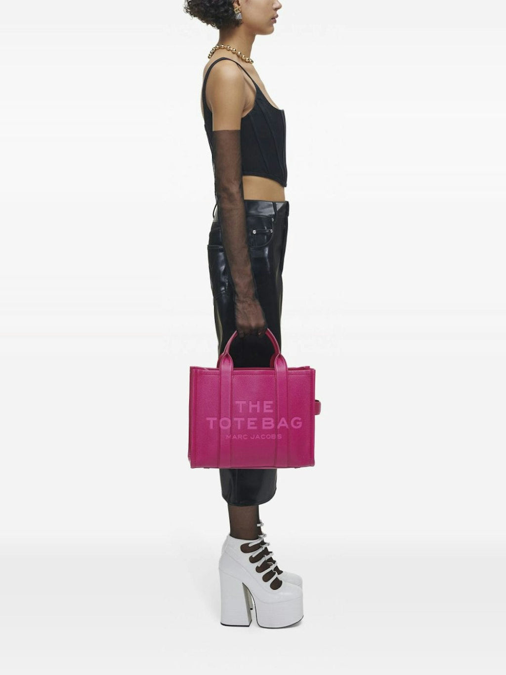 The Leather Medium Tote Bag