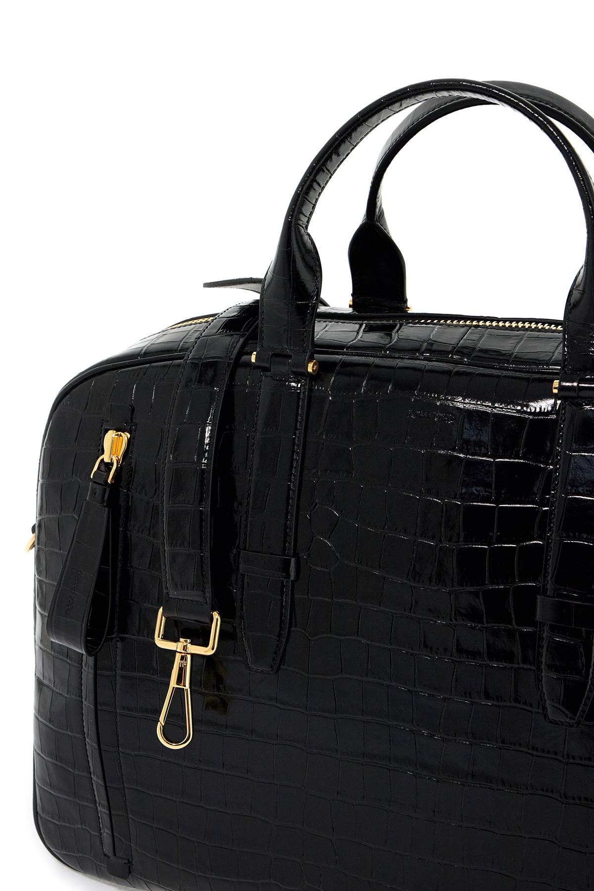 Tom Ford Embossed Crocodile Leather Buckley D Men