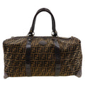 FENDI Boston Duffel bag canvas Brown vintage Zucca unisex(Unisex) Used