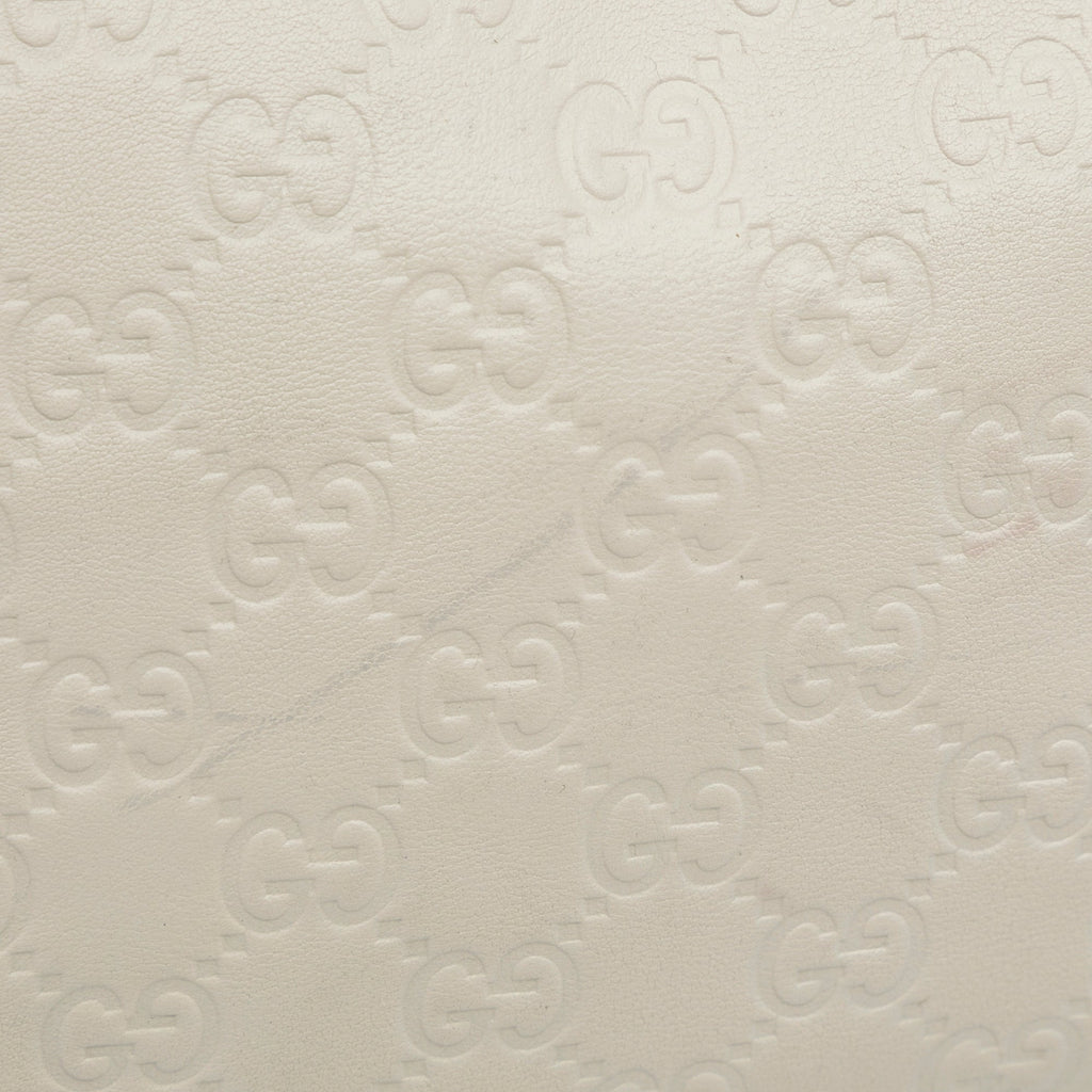 White Gucci Large Guccissima Charlotte Tote