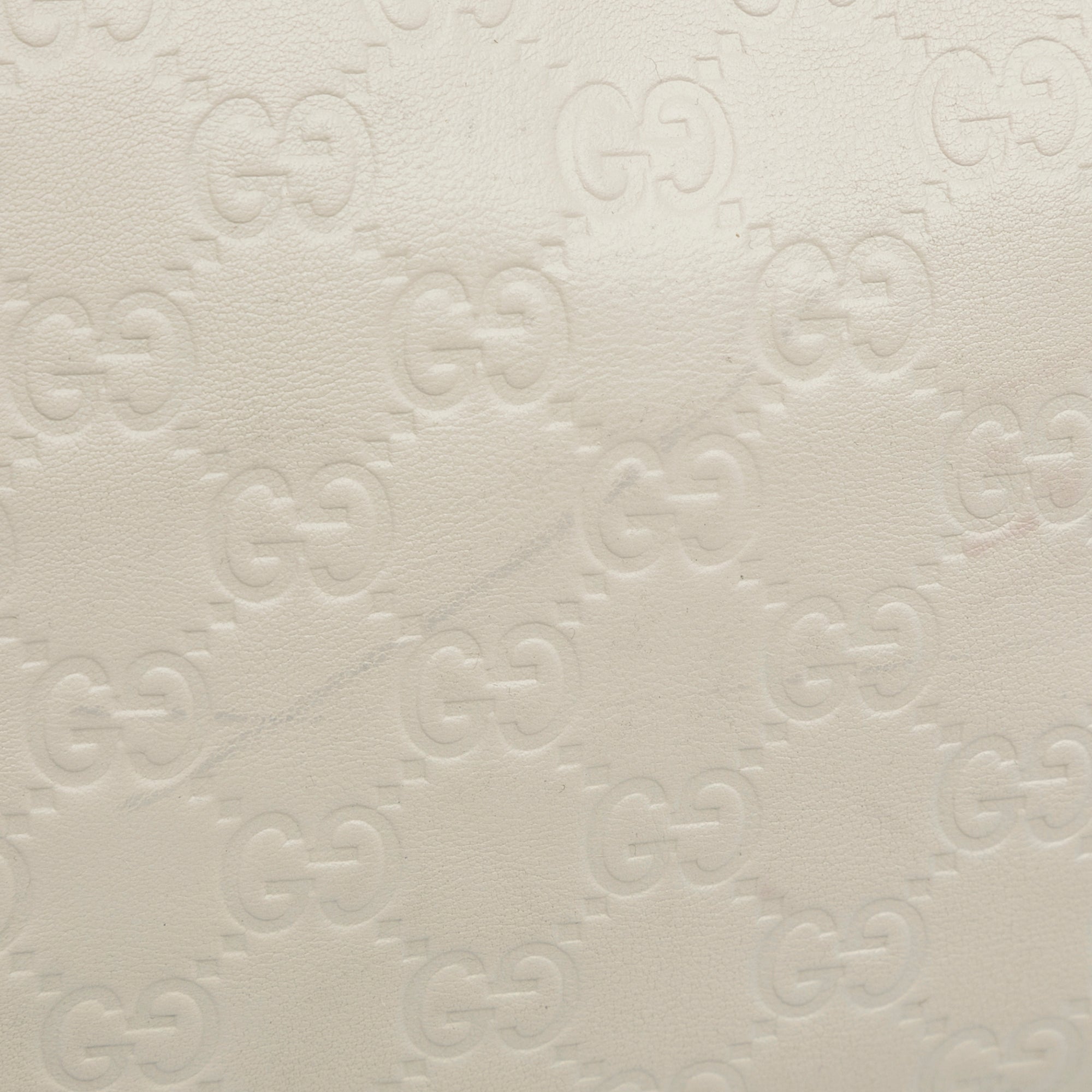 White Gucci Large Guccissima Charlotte Tote