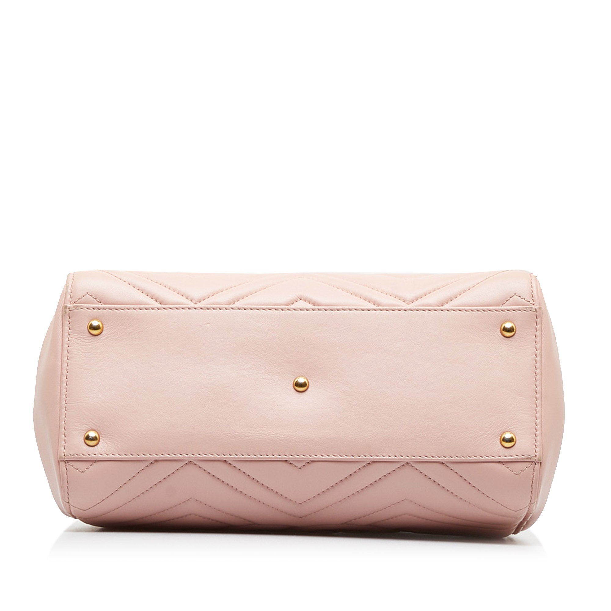 Pink Gucci Medium GG Marmont Matelasse Tote Satchel