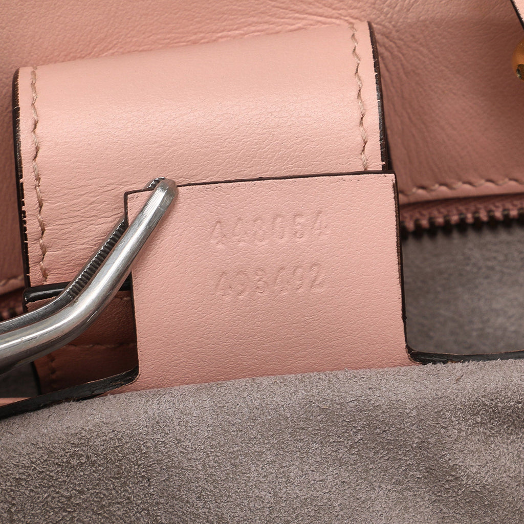 Pink Gucci Medium GG Marmont Matelasse Tote Satchel