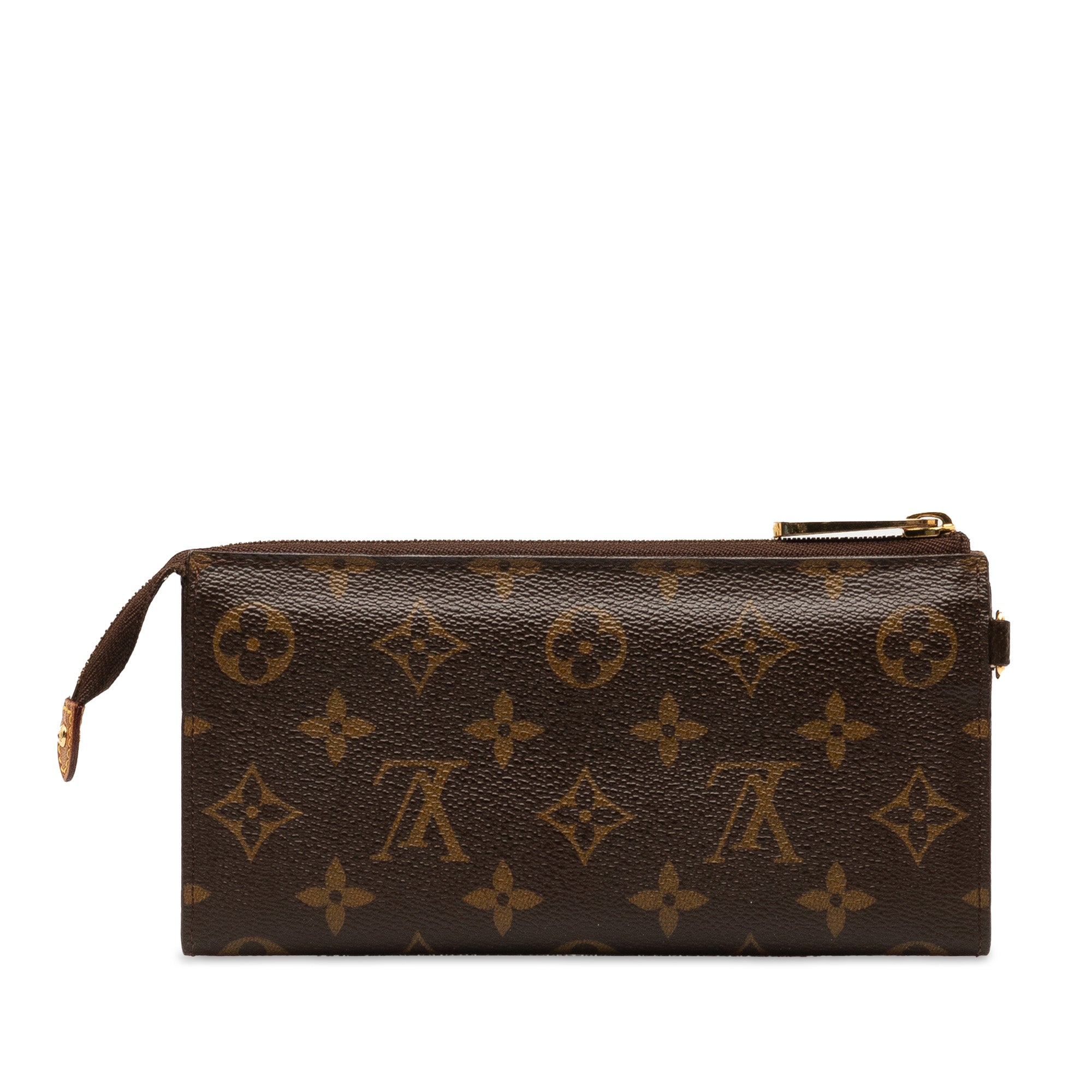 Brown Louis Vuitton Monogram Portefeuille Astrid Long Wallets