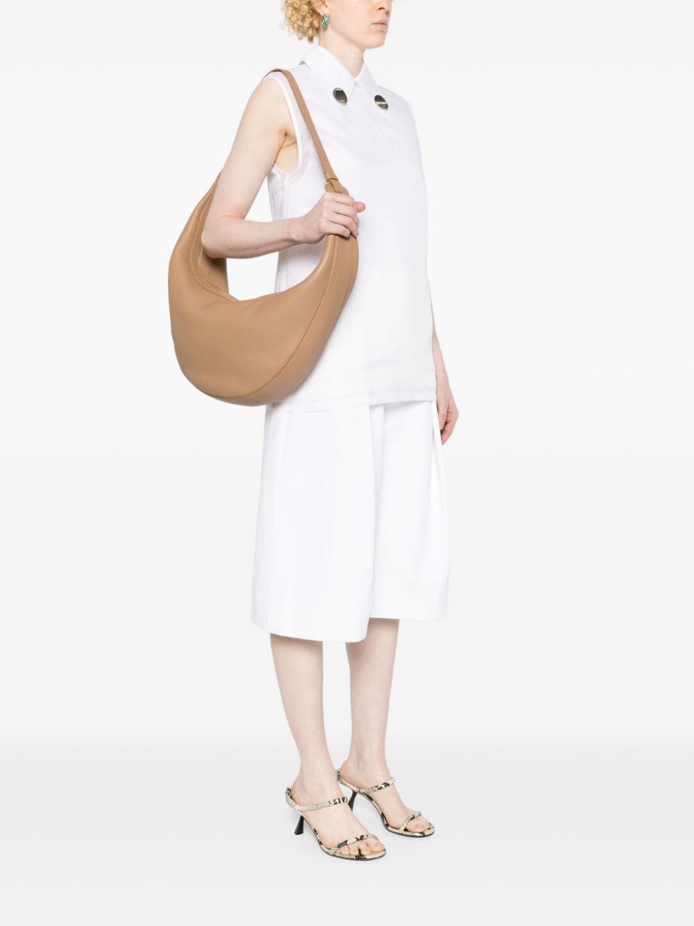 AUGUSTINA LEATHER HOBO BAG