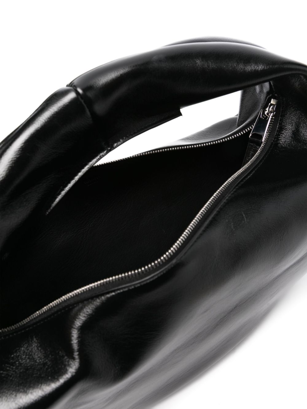 OLIVIA MEDIUM PATENT LEATHER HOBO BAG