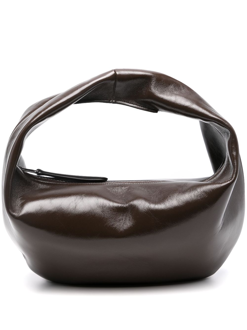 OLVIA MEDIUM LEATHER HOBO BAG