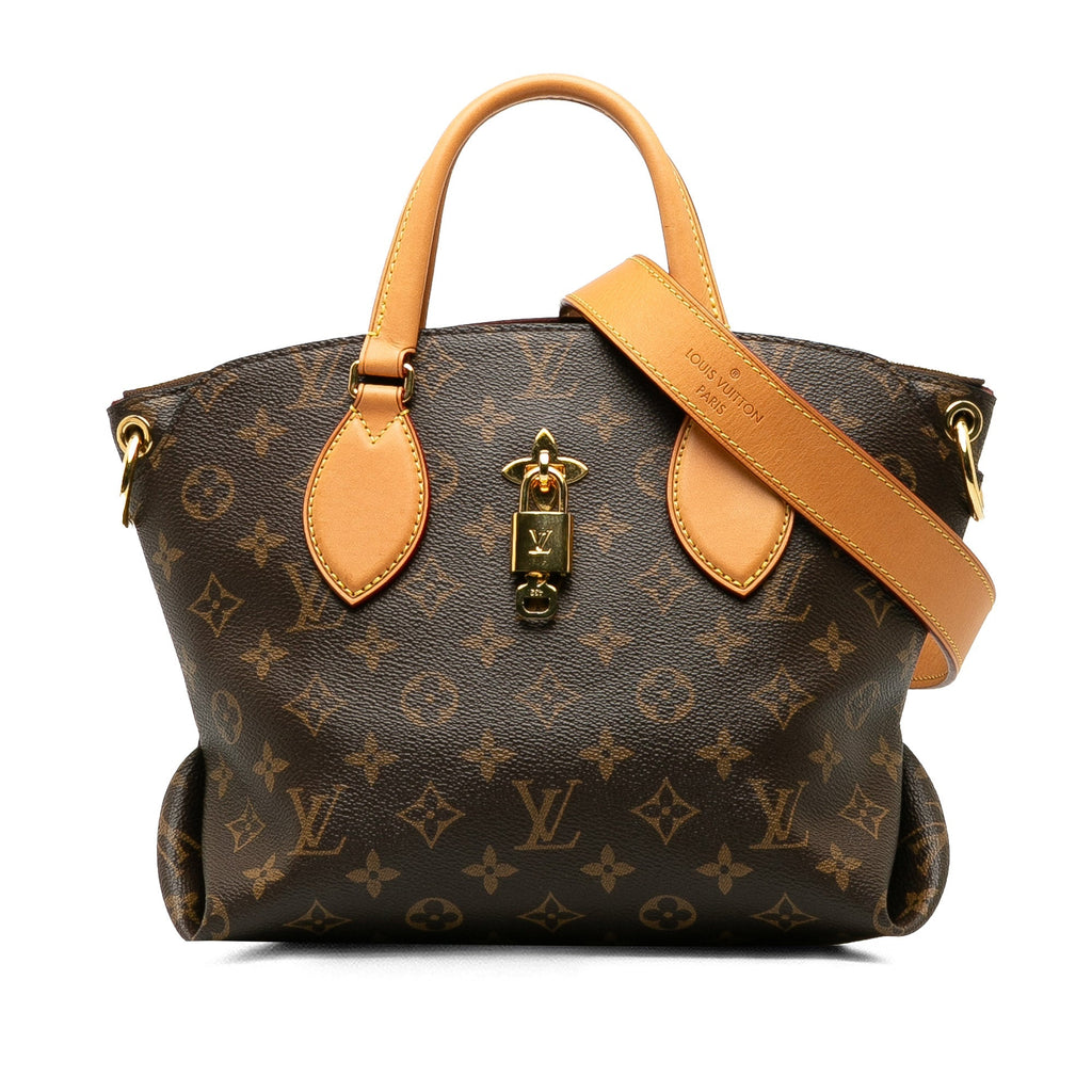 Monogram Flower Zipped Tote PM