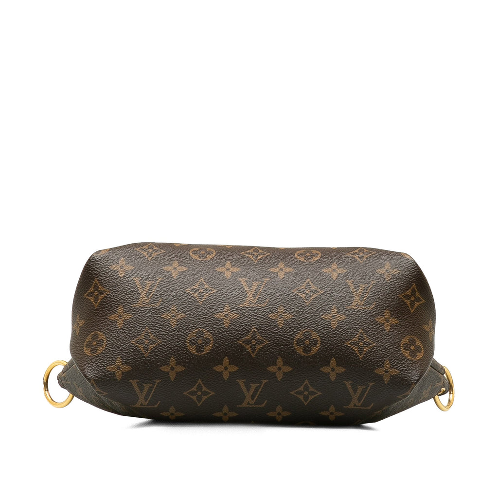Monogram Flower Zipped Tote PM