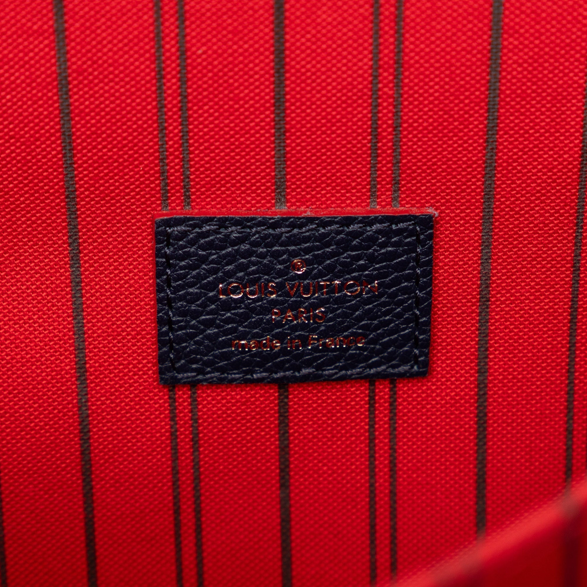 Blue Louis Vuitton Monogram Empreinte Pochette Metis