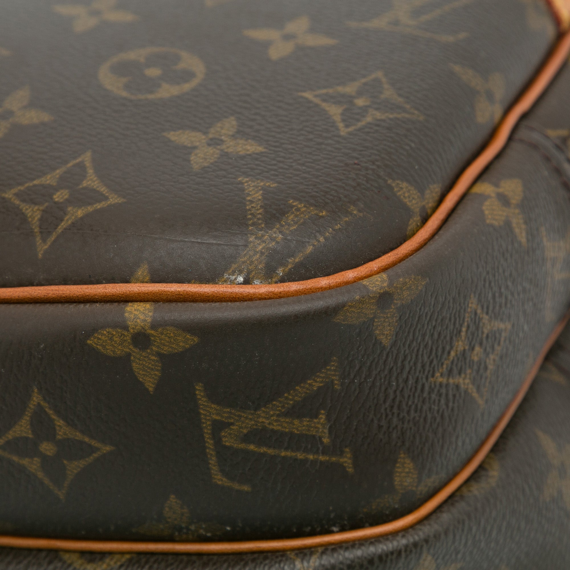 Brown Louis Vuitton Monogram Reporter PM Crossbody Bag