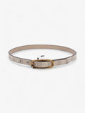 Gucci Jackie 1961 Thin Belt Beige And White GG Supreme Coated Canvas 60cm 24"