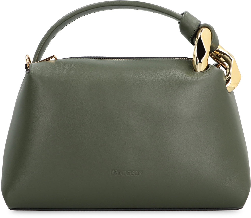 CORNER LEATHER HANDBAG