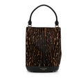 Brown Burberry Pony Hair Tote Bag