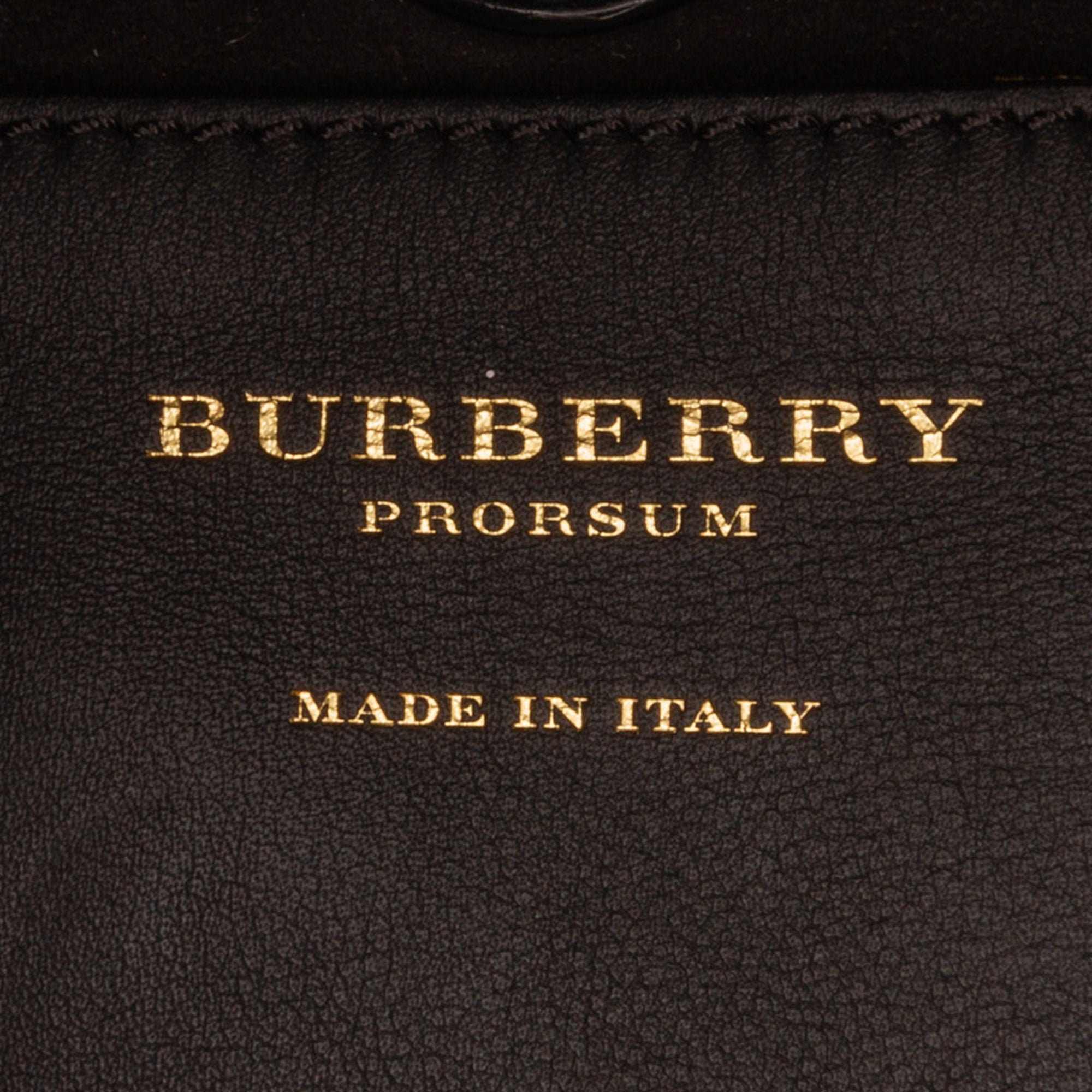 Brown Burberry Pony Hair Tote Bag
