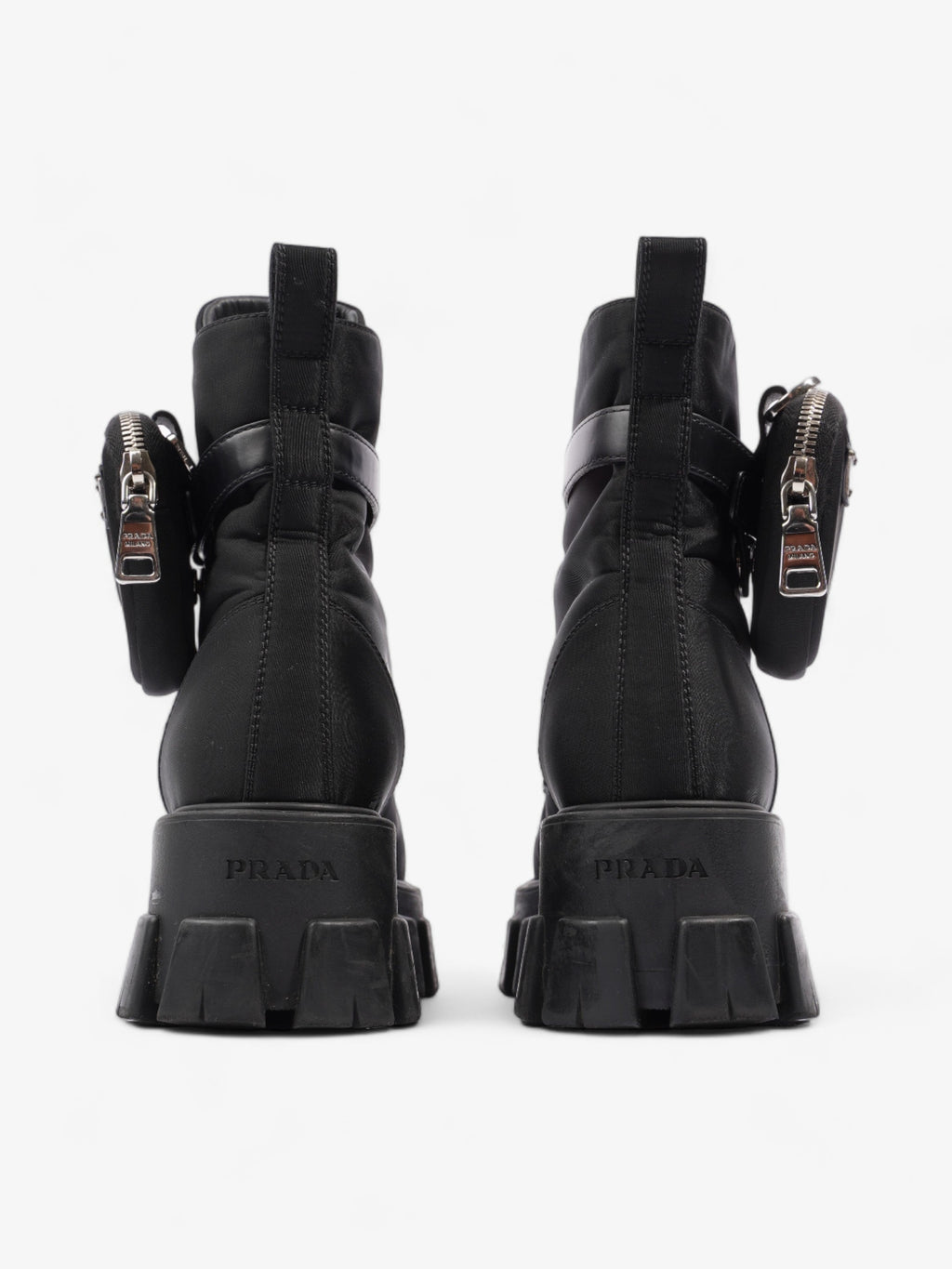 Prada Monolith Boots 60 Black Re Nylon EU 37 UK 4