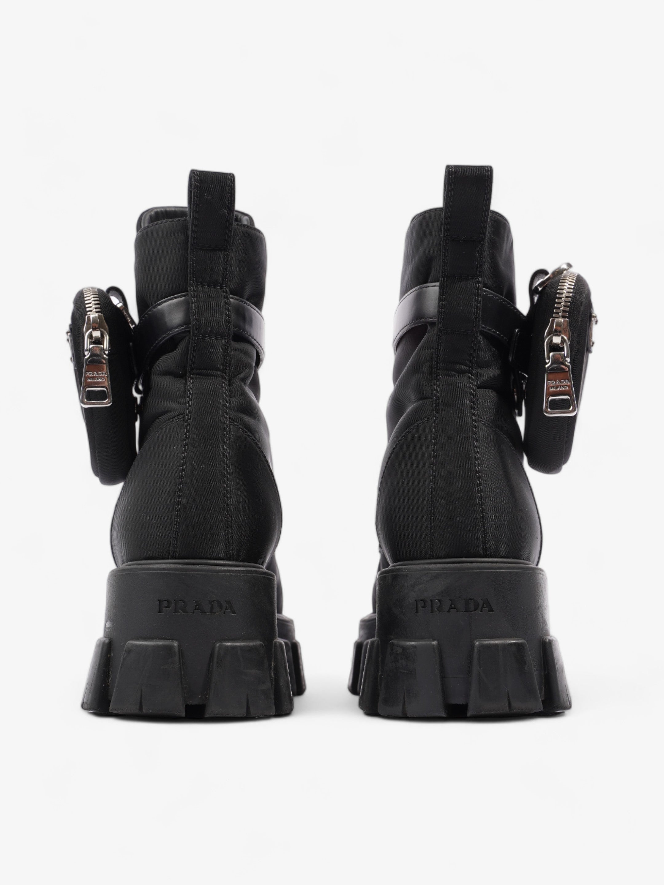 Prada Monolith Boots 60 Black Re Nylon EU 37 UK 4