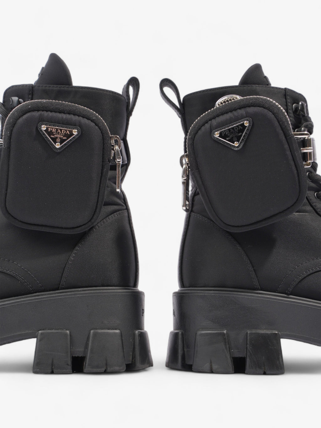 Prada Monolith Boots 60 Black Re Nylon EU 37 UK 4