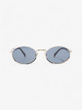 Prada Oval Sunglasses Gold / Black Base Metal 140mm