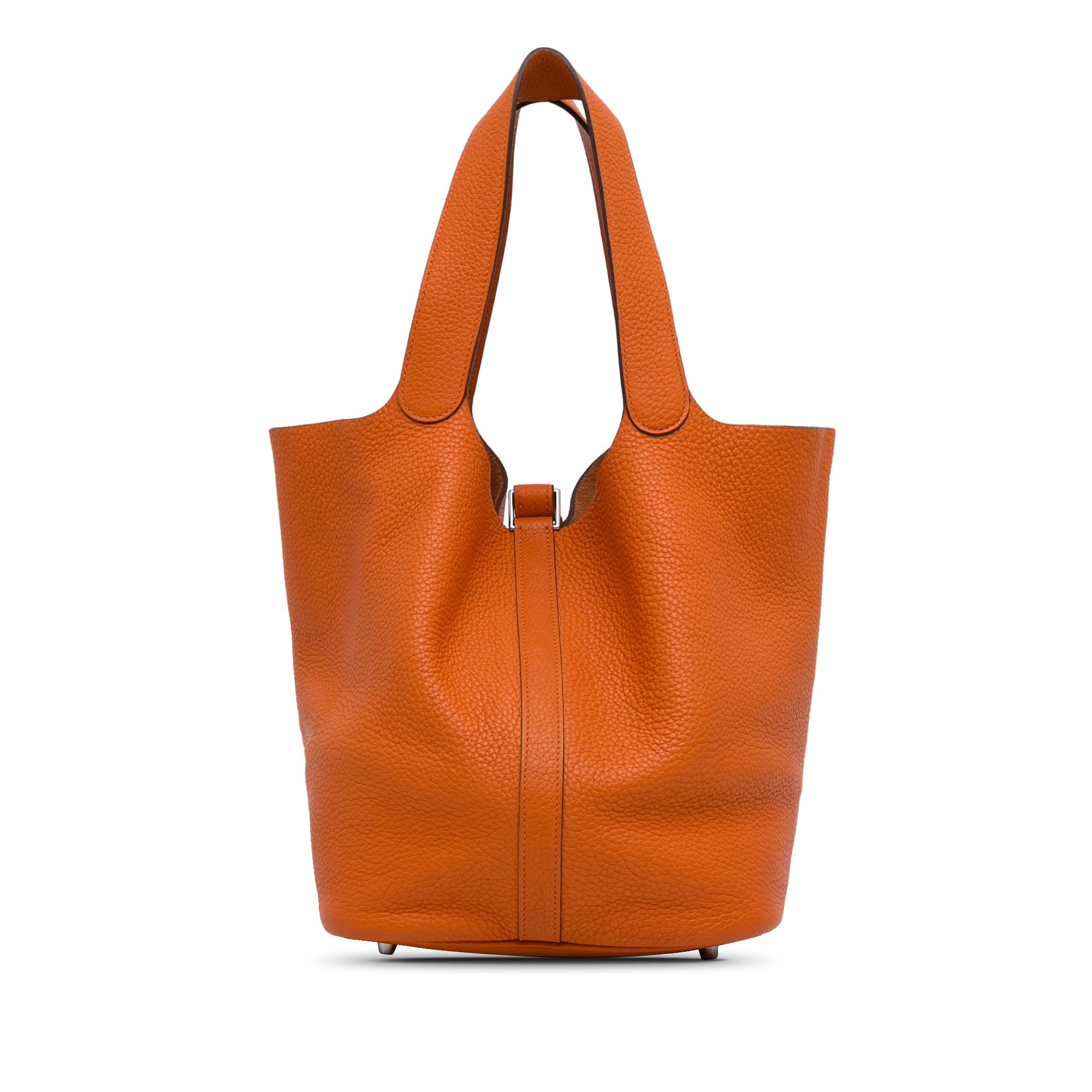 HermÃƒÆ’Ã‚Â¨s Picotin Lock 26 Orange Clemence Palladium