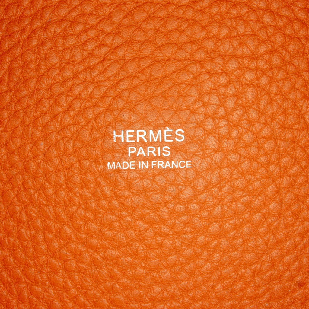 HermÃƒÆ’Ã‚Â¨s Picotin Lock 26 Orange Clemence Palladium