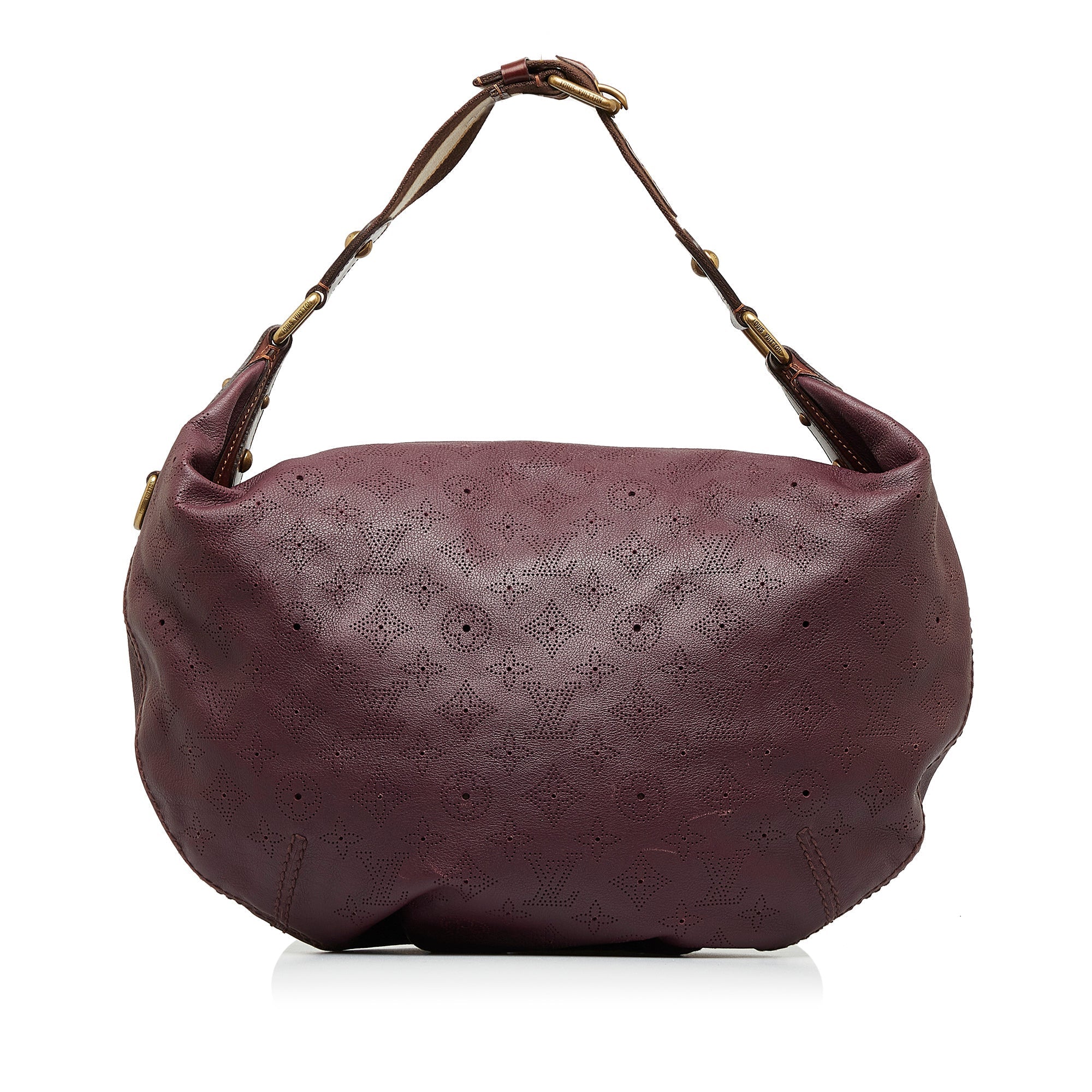 Purple Louis Vuitton Monogram Mahina Onatah GM Hobo Bag