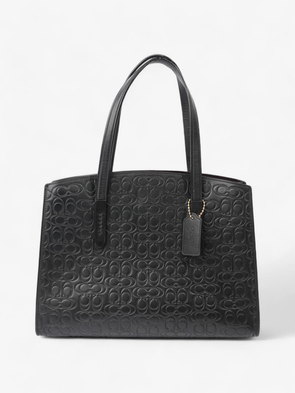 Coach Charlie Carryall Black Leather