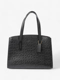 Coach Charlie Carryall Black Leather