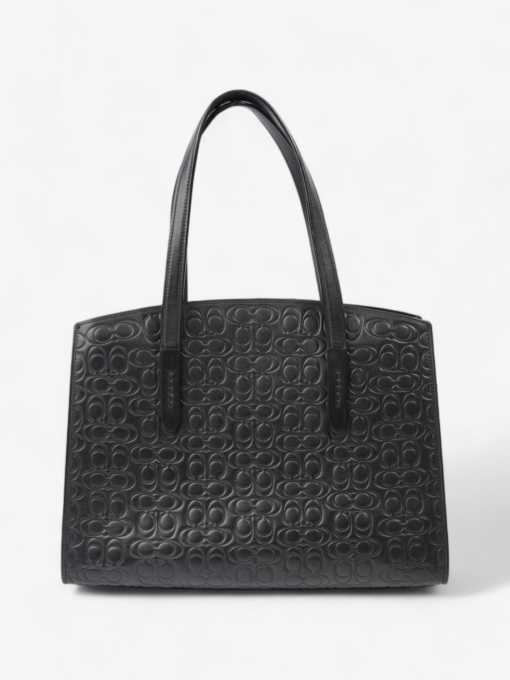 Coach Charlie Carryall Black Leather