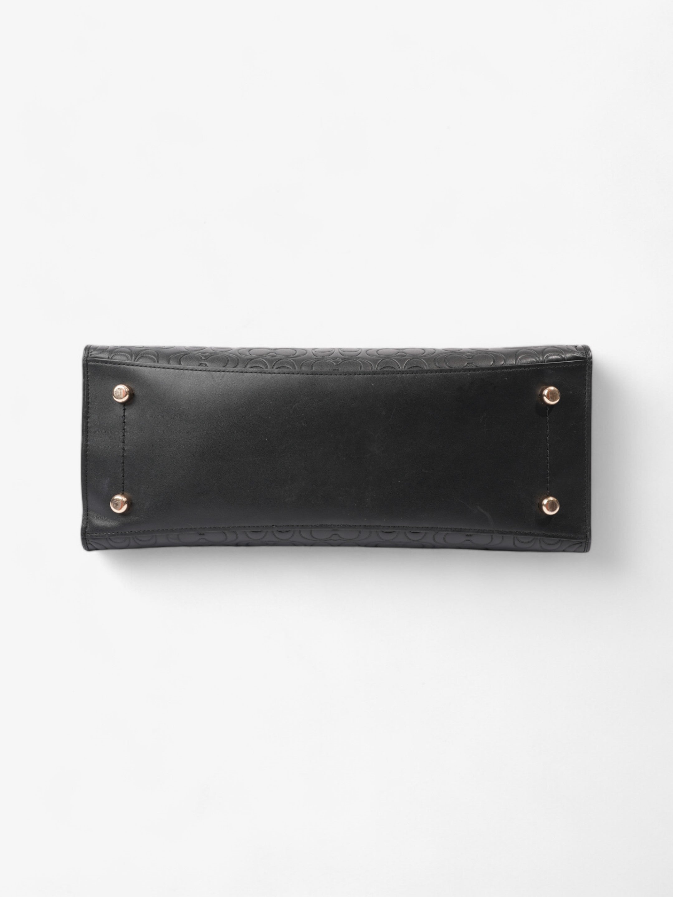 Coach Charlie Carryall Black Leather